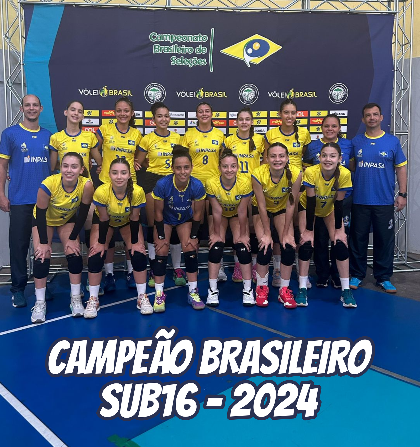 Mato Grosso conquista o título do CBS Sub-16 Feminino e sobe para a elite do vôlei brasileiro!